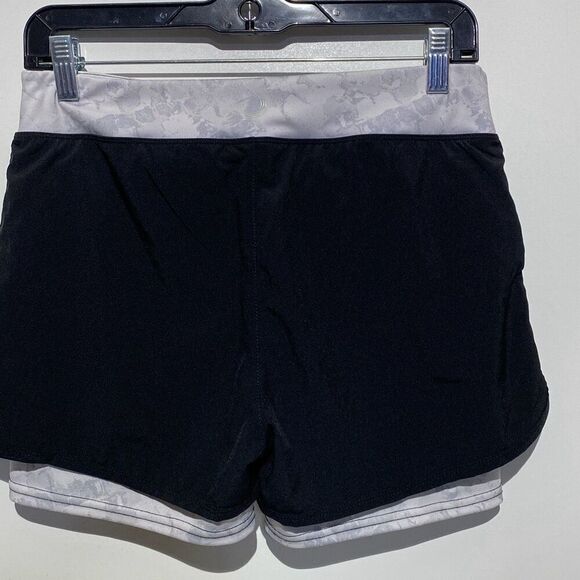 BSP Women's Black 2 in 1 Stretch Athletic Running Shorts Size Large - Picture 4 of 8